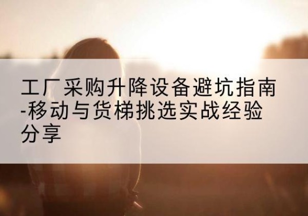 河北移动式升降机怎么选-工厂采购升降设备避坑指南-移动与货梯挑选实战经验分享